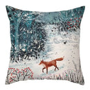 Winter woodland christmas soft plush cushion cover bedroom decor