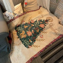 DecorBites™ Christmas Throw Blanket - Festive Living Room Decor & Sofa Towel