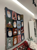DecorBites™ Christmas Throw Blanket - Festive Living Room Decor & Sofa Towel