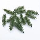 Green artificial pine christmas tree wreath living room wire frame