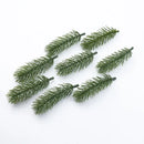 Green artificial pine christmas tree wreath living room wire frame