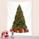 Bohemian snow dusted decorbites christmas tree tapestry bedroom decor