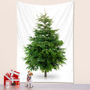 Bohemian snow dusted decorbites christmas tree tapestry bedroom decor