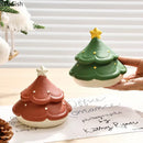 DecorBites™ Christmas Tree Ceramic Ashtray – Creative Office Desktop Weed Ash Tray Gift