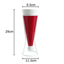 Glossy red christmas tree ceramic vase dining room decor
