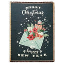 DecorBites™ Christmas Tree Knitted Throw Blanket
