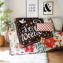 DecorBites™ Christmas Tree Knitted Throw Blanket