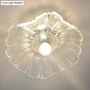 DecorBites™ Classic Glass Ceiling Light Fixture w/ Brass Lamp Holder for Corridors
