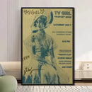 DecorBites™ Classic TV Drama Girl Art Poster Canvas