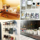 DecorBites™ Clear Acrylic Wall Shelf Organizer, 20-50cm