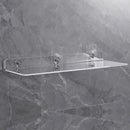 DecorBites™ Clear Acrylic Wall Shelf Organizer, 20-50cm