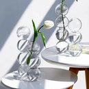 DecorBites™ Clear Glass Bubble Vase for Home Decor