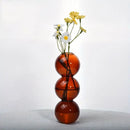 DecorBites™ Clear Glass Bubble Vase for Home Decor