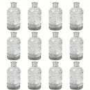 DecorBites™ Clear Glass Bud Vases Set - 12 Pieces