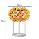 Decorbites clear gold acrylic pendant lights living room chandelier