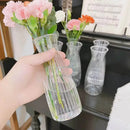DecorBites™ Clear Nordic Plastic Vase for Hydroponic Flowers