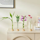 DecorBites™ Clear Plastic Test Tube Vase for Home Decor