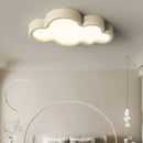 Decorbites cloud led chandelier natural wood light for child room