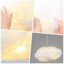 Decorbites cloud led pendant white & pale yellow bedroom light