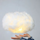 Decorbites cloud led pendant white & pale yellow bedroom light