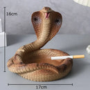 Decorbites cobra ashtray orange resin office smoking accessory