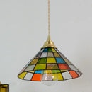 Decorbites colorful glass magic cube pendant light for dining room