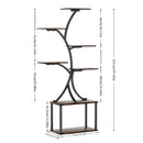 DecorBites™ Compact Tree Design Plant Stand with Multiple Shelves