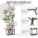 DecorBites™ Compact Tree Design Plant Stand with Multiple Shelves
