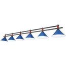 DecorBites™ Conical Island Metal Pendant Ceiling Light - Industrial Style with Decorative Billiards Accent