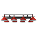 DecorBites™ Conical Island Metal Pendant Ceiling Light - Industrial Style with Decorative Billiards Accent