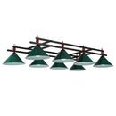 DecorBites™ Conical Island Metal Pendant Ceiling Light - Industrial Style with Decorative Billiards Accent