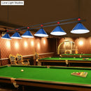 DecorBites™ Conical Island Metal Pendant Ceiling Light - Industrial Style with Decorative Billiards Accent