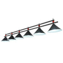 DecorBites™ Conical Island Metal Pendant Ceiling Light - Industrial Style with Decorative Billiards Accent