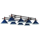 DecorBites™ Conical Island Metal Pendant Ceiling Light - Industrial Style with Decorative Billiards Accent