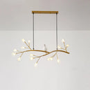 DecorBites™ Contemporary Acrylic LED Pendant Light with Bird Decoration - Branch Dining Room Island Lamp Kit