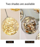Modern spiral crystal ball chandelier dining room pendant light