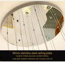Modern spiral crystal ball chandelier dining room pendant light