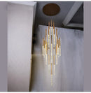 DecorBites™ Contemporary Crystal Chandelier for Large Staircase