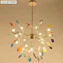 DecorBites™ Contemporary Firefly Metal Pendant Light with Round Canopy for Living Room - Island Lighting Solution