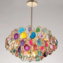 DecorBites™ Contemporary Firefly Metal Pendant Light with Round Canopy for Living Room - Island Lighting Solution