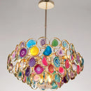 DecorBites™ Contemporary Firefly Metal Pendant Light with Round Canopy for Living Room - Island Lighting Solution