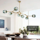 DecorBites™ Contemporary Glass Bubble Chandelier for Living Room