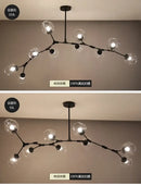 DecorBites™ Contemporary Glass Bubble Chandelier for Living Room