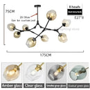 DecorBites™ Contemporary Glass Bubble Chandelier for Living Room