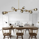 DecorBites™ Contemporary Glass Bubble Chandelier for Living Room