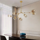 DecorBites™ Contemporary Glass Bubble Chandelier for Living Room