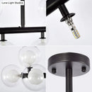 DecorBites™ Contemporary Glass Orb Island Lamp - 16 Heads Ceiling Light for Living Room