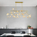 Contemporary black heracleum island pendant light dining room