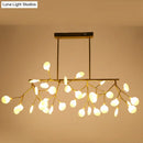 Contemporary black heracleum island pendant light dining room