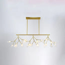 Contemporary black heracleum island pendant light dining room